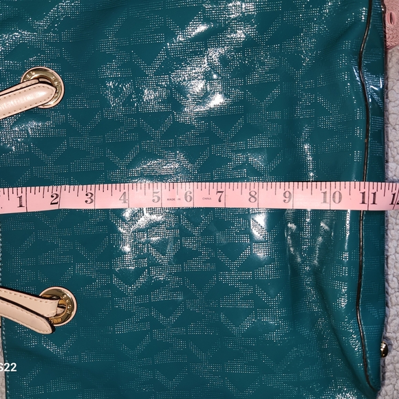 Michael Kors Teal Tote Bag - Picture 7 of 8